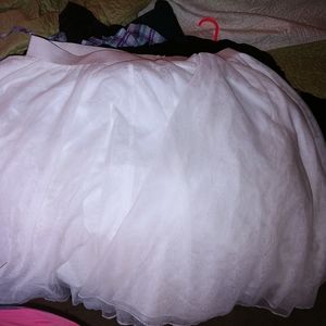 Tulle off white skirt torrid size 3